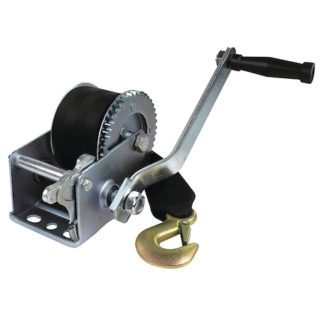 Seachoice Manual Trailer Winch With Strap, 3/4" dia. Hub 52131